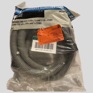 -Everbilt Universal Corrugated Dishwasher Drain Hose Kit for Water Discharge 6ft